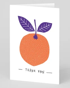 Personalised Orange Thank You Card | Ohh Deer
