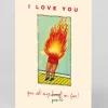 Personalised Pants On Fire Greeting Card | Ohh Deer