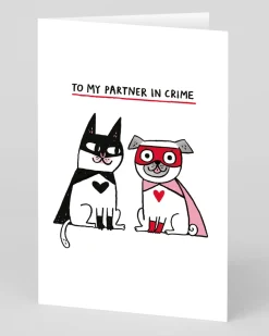 Personalised Partner In Crime Greeting Card | Ohh Deer