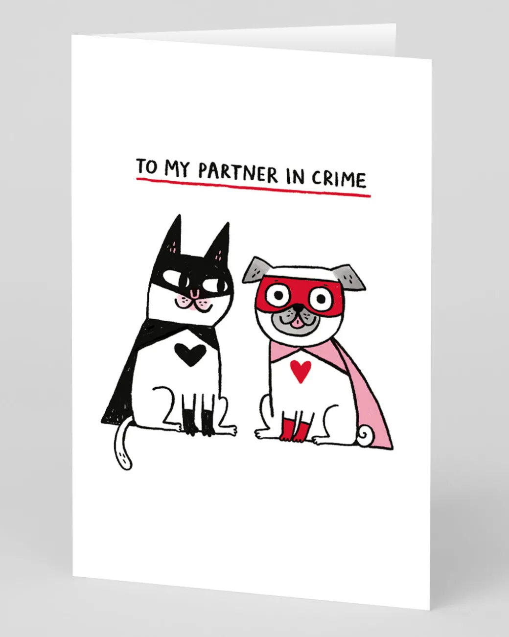 Personalised Partner In Crime Greeting Card | Ohh Deer
