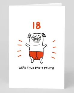 Personalised Party Pants 18th Birthday Card | Ohh Deer