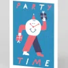 Personalised Party Time Clock Greeting Card | Ohh Deer