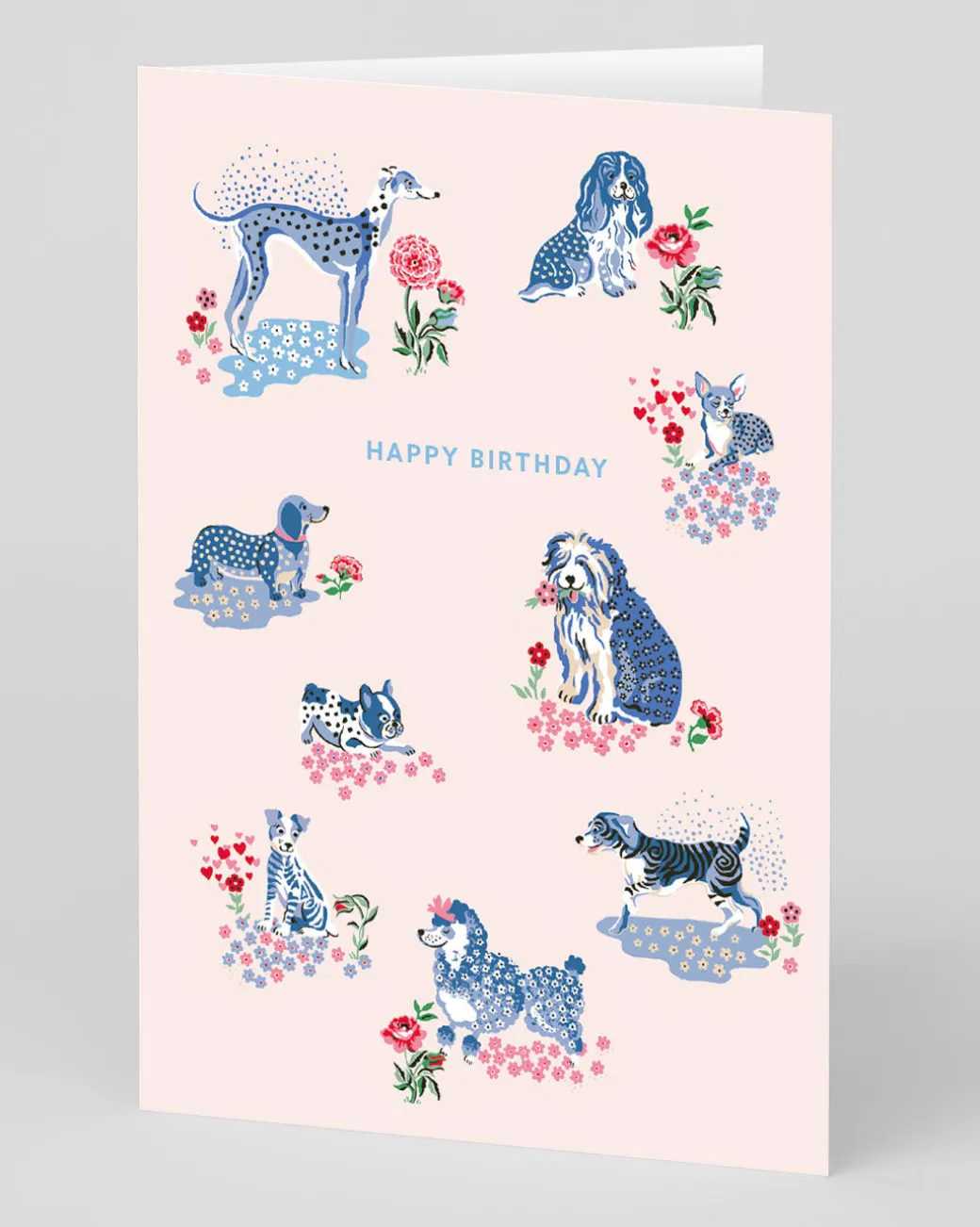 Personalised Puppy Fields Birthday Card | Ohh Deer