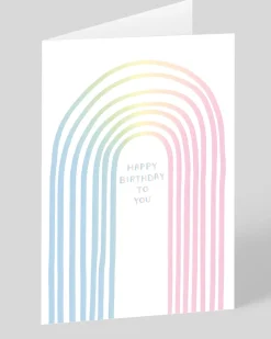 Personalised Rainbow Happy Birthday Card | Ohh Deer