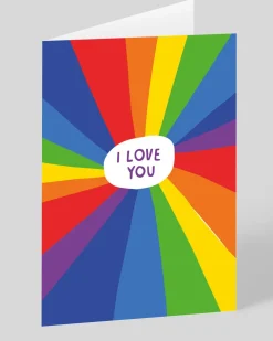Personalised Rainbow I Love You Greeting Card | Ohh Deer