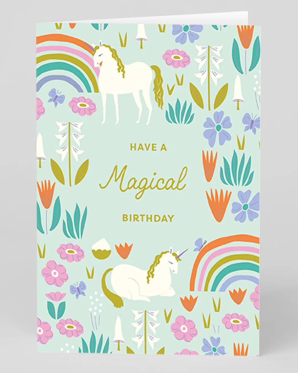 Personalised Rainbows and Unicorns Birthday Card | Ohh Deer