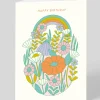 Personalised Rainbows and flowers Birthday Card | Ohh Deer