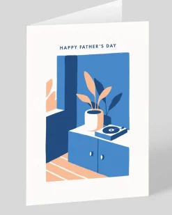 Personalised Record Player Father's Day Card | Ohh Deer