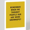 Personalised Remember Grown Ups Greeting Card | Ohh Deer