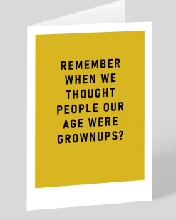 Personalised Remember Grown Ups Greeting Card | Ohh Deer