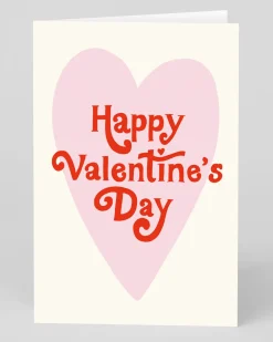 Personalised Retro Heart Valentine's Day Card | Ohh Deer