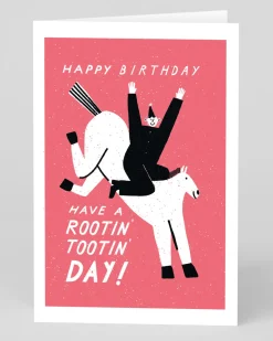 Personalised Rootin' Tootin' Horse Birthday Card | Ohh Deer