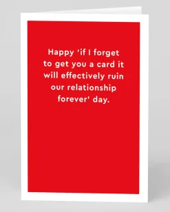 Personalised Ruin Our Relationship Day Card | Ohh Deer
