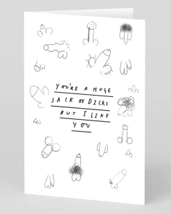 Personalised Sack 'O Dicks Greeting Card | Ohh Deer