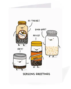 Personalised Seasons Greetings Christmas Card | Ohh Deer