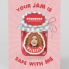 Personalised Shakira Your Jam Is Safe Greeting Card | Ohh Deer