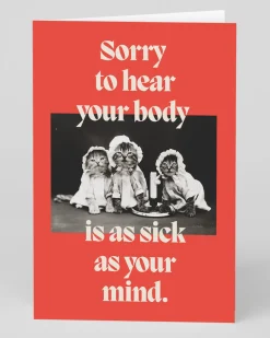 Personalised Sick As Your Mind Get Well Soon Card | Ohh Deer