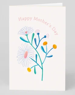 Personalised Simple Flowers Mother's Day Card | Ohh Deer