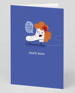 Personalised Skate Bush Christmas Card | Ohh Deer