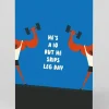 Personalised Skips Leg Day Greeting Card | Ohh Deer