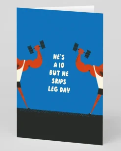 Personalised Skips Leg Day Greeting Card | Ohh Deer
