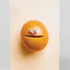 Personalised Smiley Face Orange Greeting Card | Ohh Deer