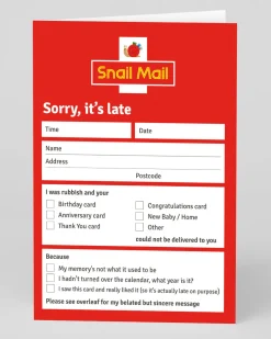 Personalised Snail Mail Birthday Card | Ohh Deer