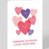 Personalised So Much Love Greeting Card