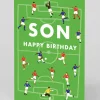 Personalised Son Football Birthday Card | Ohh Deer
