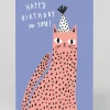 Personalised Spotted Cat Birthday Card | Ohh Deer