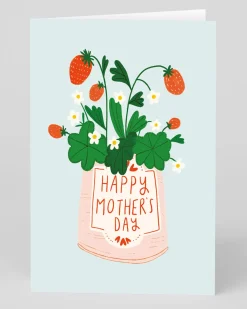 Personalised Strawberry Plant Mother's Day Card | Ohh Deer