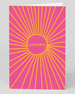 Personalised Sunburst Congratulations Card | Ohh Deer
