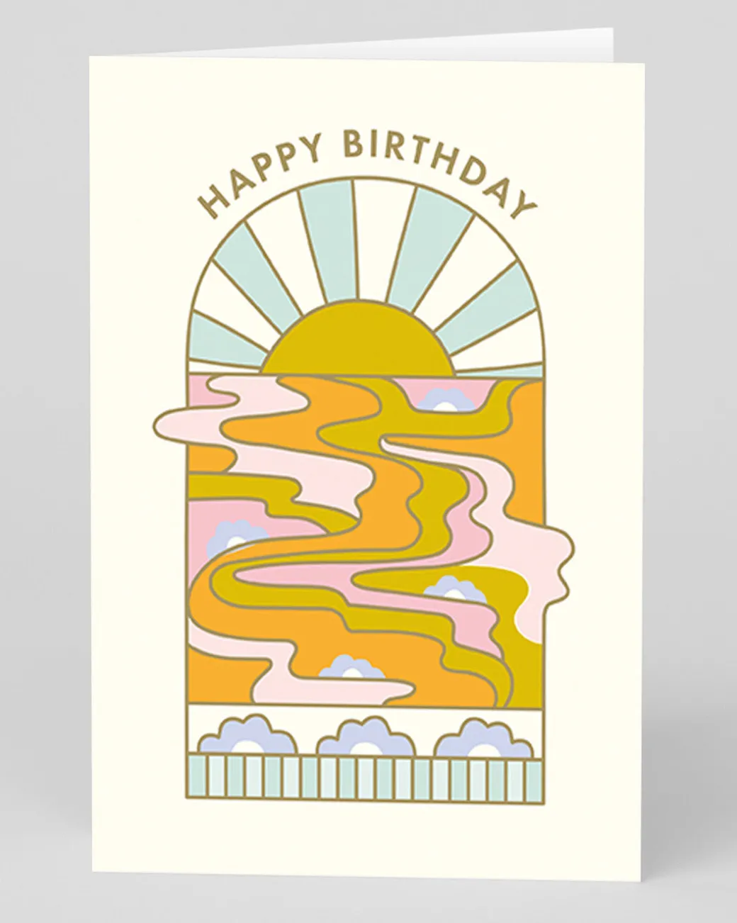 Personalised Sunrise Happy Birthday Card | Ohh Deer