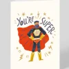 Personalised Super Dad Father's Day Card | Ohh Deer