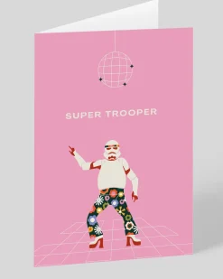 Personalised Super Trooper Greeting Card | Ohh Deer