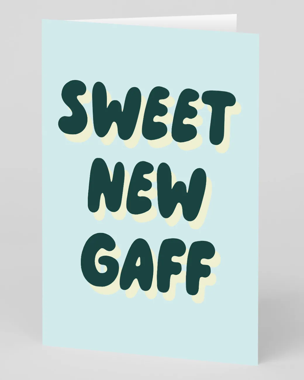 Personalised Sweet New Gaff Greeting Card | Ohh Deer