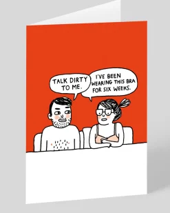 Personalised Talk Dirty To Me Greeting Card | Ohh Deer