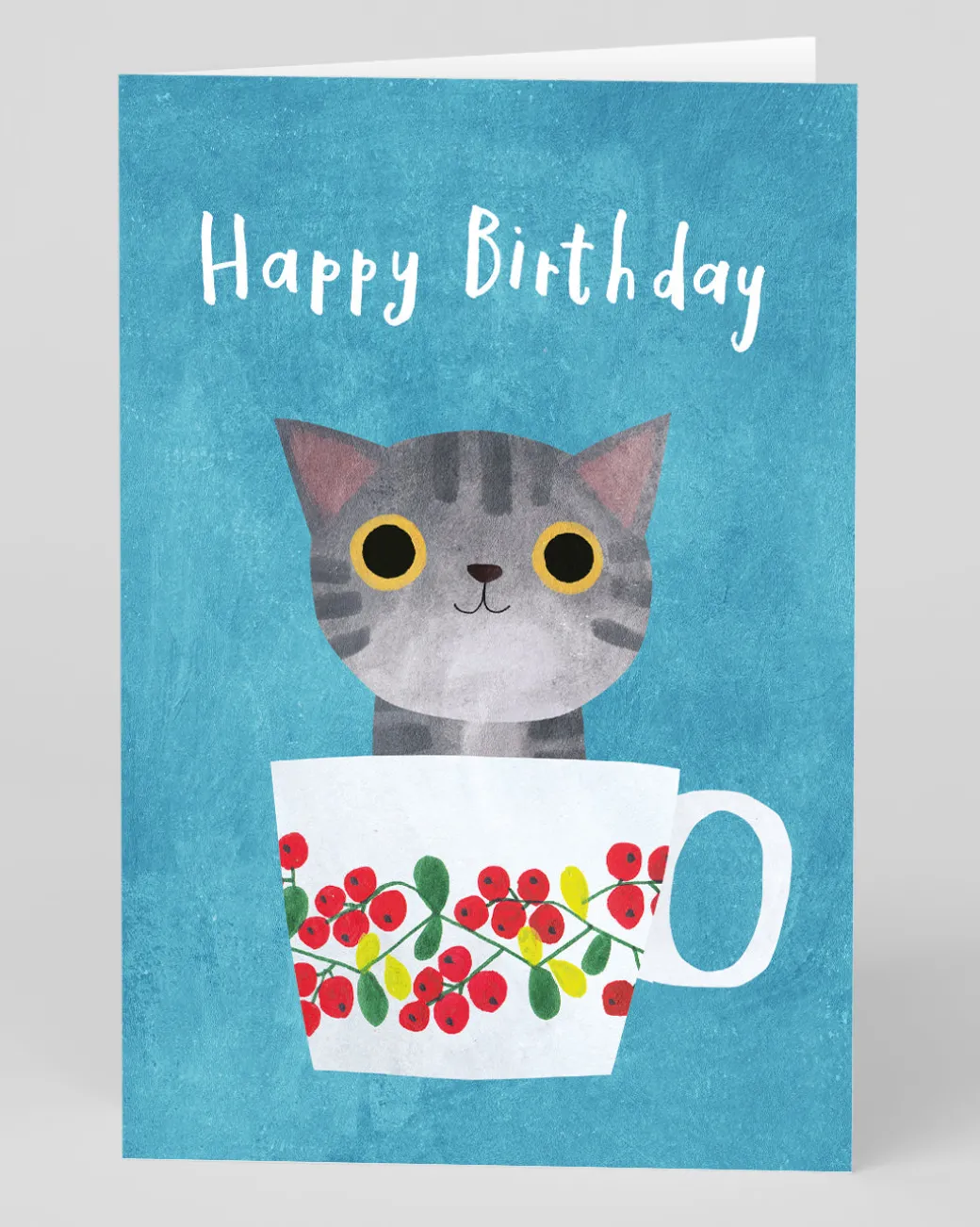 Personalised Teacup Kitten Birthday Card | Ohh Deer