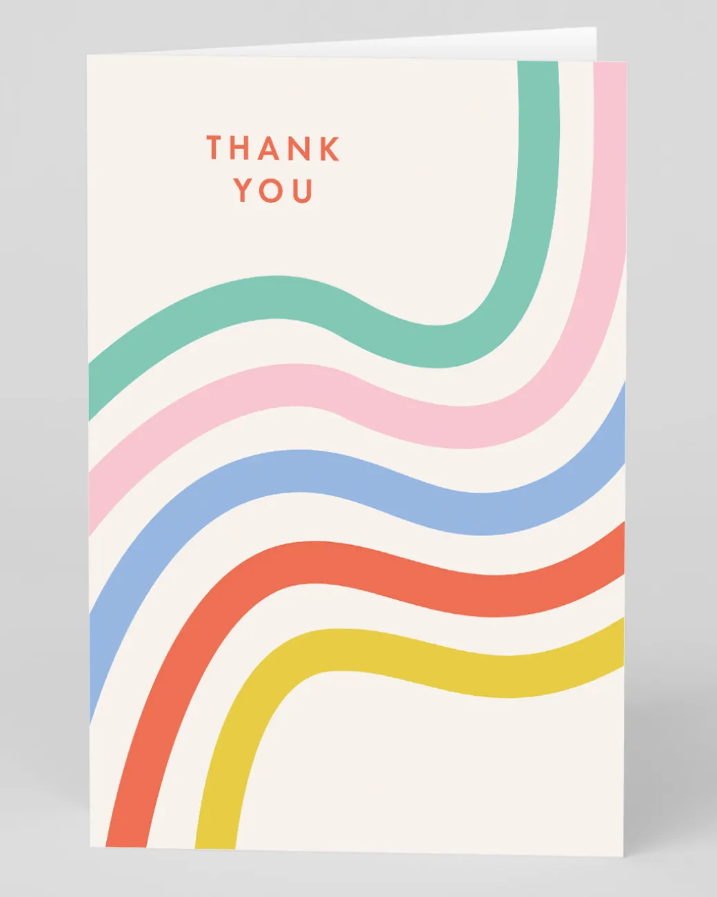 Personalised Thank You Stripes Greeting Card | Ohh Deer