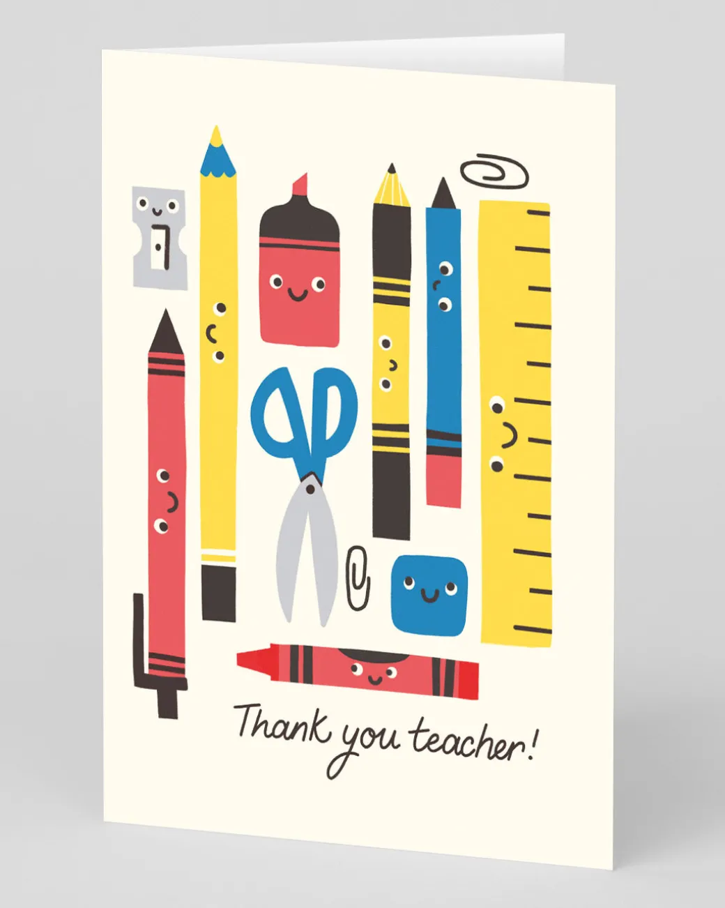 Personalised Thank You Teacher Stationery Greeting Card | Ohh Deer