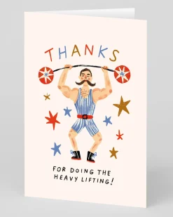 Personalised Thanks For Doing The Heavy Lifting Greeting Card | Ohh Deer