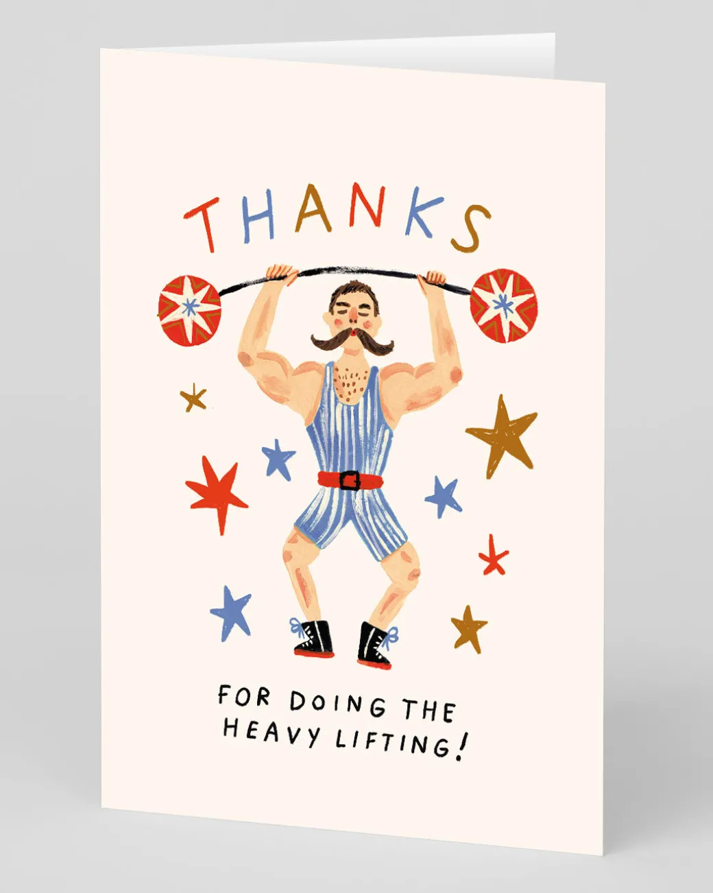 Personalised Thanks For Doing The Heavy Lifting Greeting Card | Ohh Deer
