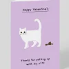 Personalised Thanks For Putting Up With My Sh*t Valentine's Day Card | Ohh Deer