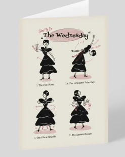 Personalised The Wednesday Addams Dance Greeting Card | Ohh Deer