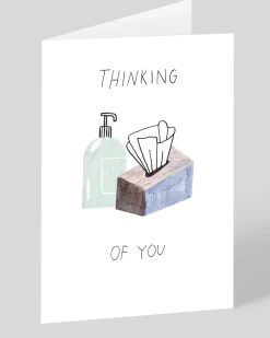 Personalised Thinking of You Tissue Box Greeting Card | Ohh Deer
