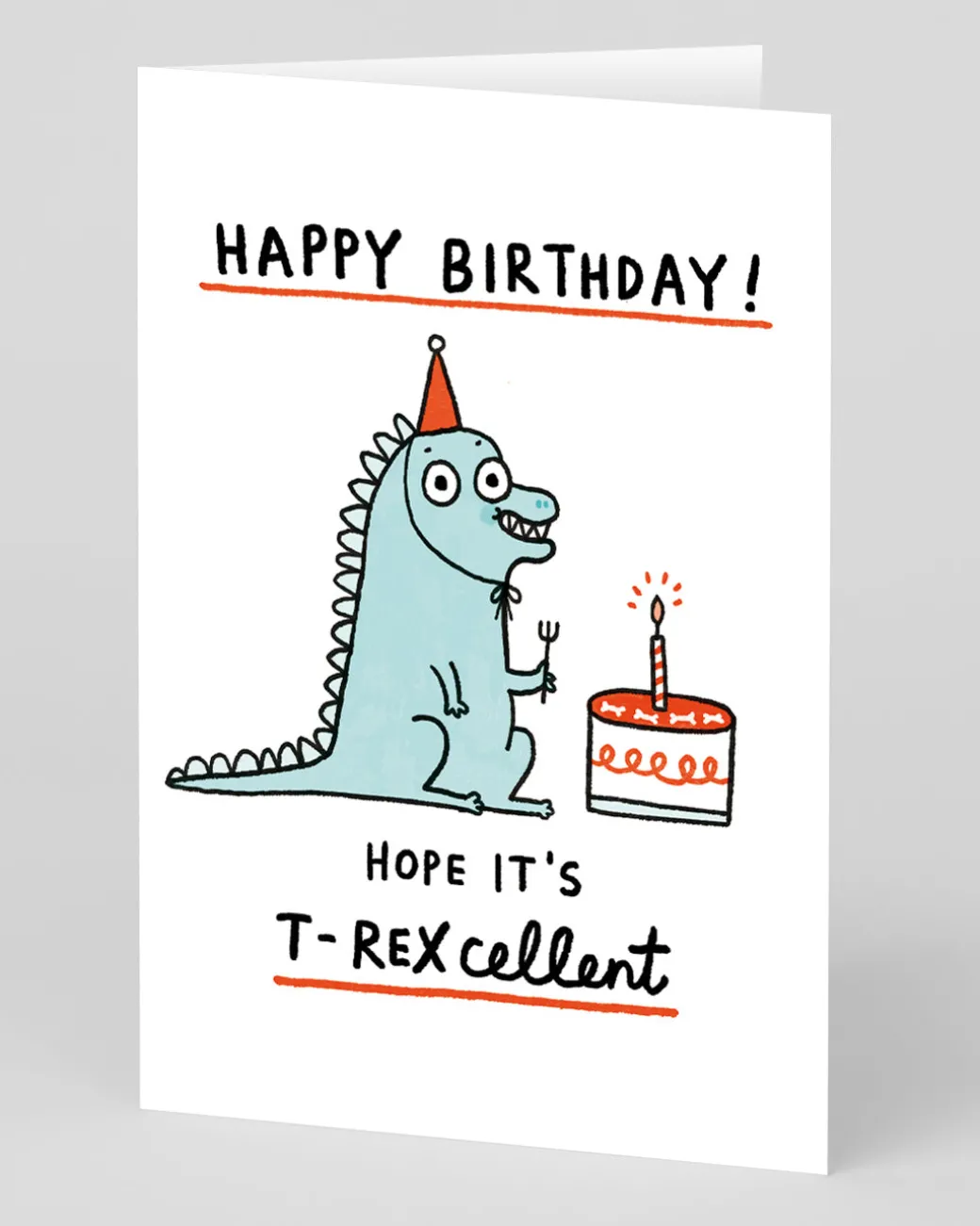 Personalised T-Rexcellent Birthday Card | Just £3.50 | Ohh Deer