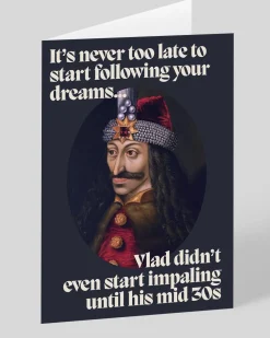 Personalised Vlad The Impaler Greeting Card | Ohh Deer