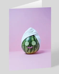 Personalised Watermelon Spa Greeting Card | Ohh Deer