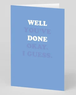 Personalised Well Done I Guess Greeting Card | Ohh Deer