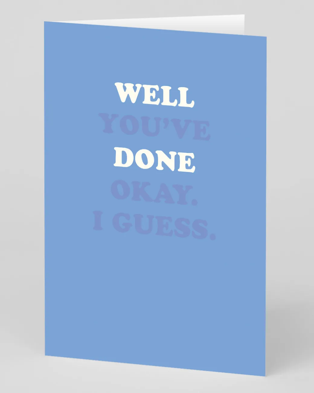 Personalised Well Done I Guess Greeting Card | Ohh Deer